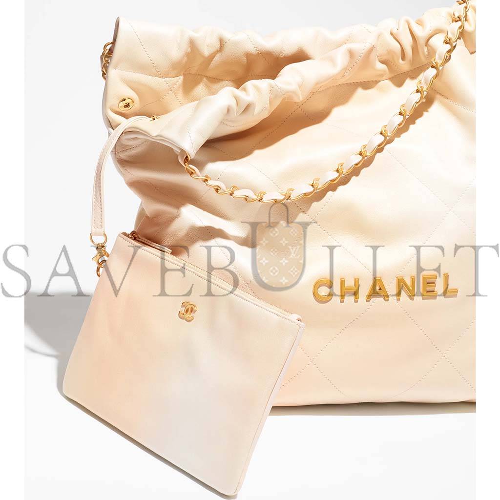 Ch*el 22 handbag as3261 b10686 nn491 (42*39*8cm)